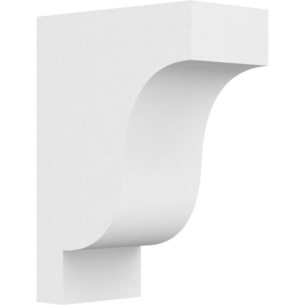 Ekena Millwork Standard Newport Architectural Grade PVC Corbel, 5"W x 10"D x 14"H CORP05X10X14NEW - main